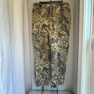 VINTAGE Liberty Advantage Timber Pants 36x30 Large Camo Cargo Hunting Outdoor